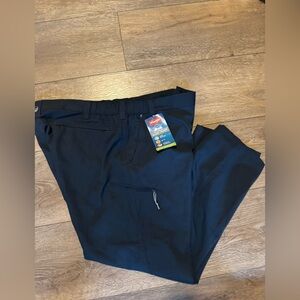 NWT Wrangler Outdoor Performance Pants 42x30 Hiking Water Repellant UPF 30